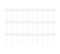 27cm Long Plant Labels 30pcs Kit de jardín multicolor (blanco) | Espacio de escritura extra grande, identificación clara para verduras, hierbas, flores, se adapta a notas detalladas