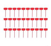 27cm Long Plant Labels 30pcs Kit de jardín multicolor (rojo) | Espacio de escritura extra grande, identificación clara para verduras, hierbas, flores, se adapta a notas detalladas