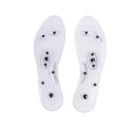 (27cm40 44,8 Transparent)Unisex Acupressure Magnetic Insoles Reusable Cutable Massage Insoles for Weight Loss