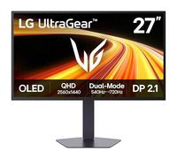 27GX790B-B Ultragear QHD (3440 x 1440) OLED Gaming Monitor, modo dual (QHD 540Hz/HD 720Hz), 0.02ms, TrueBlack 500, NVIDIA G-Sync, AMD FreeSync Premium Pro, DisplayPort 2.1, USB-C, negro