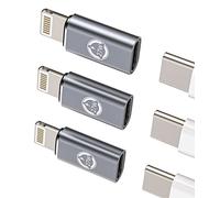 27W Adaptador de Cargador rápido de Conector USB C Hembra a Lightning Macho(Paquete de 3) Cable de Carga con Puerto Tipo C, Cable de sincronización de Datos de Carga per Apple iPhone 14 per iPad