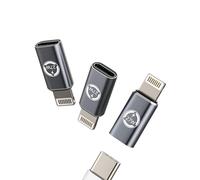 27W Adaptador Tipo C a Lightning Macho Accesorios Cargador Conversor (3 Pack)USB C Hembra Cable Adapter Type-C Jack Convertidor Para Apple iPhone 14 13 12 11 Pro Max 7 8 Plus X SE XS XR Para iPad Air