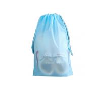 (27x35cm, Sky Blue) Travel Shoe Bags Shoes Organizers Storage Pouch With Drawstring Rope For Men And Women Kids