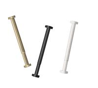 Φ28.0 mm Barra de Cortina Extensible Barra de Cortina sin Taladrar Riel Extensible Barras para Cortinas Extensibles(Gold,120-220cm(47.2-86.6in))