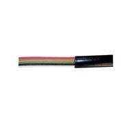 28 AWG cable Modular/7 6-pines 100 m rollo, negro [PC]=1