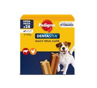 28 barritas Pedigree Dentastix Snacks Dentales para perros pequeños