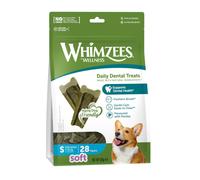 WHIMZEES Palitos Soft S, 28 Piezas - Talla S, Golosinas para Perros Pequeños Senior, Naturales y Sin Cereales, Vegetarianas, Sin Azúcares Añadidos