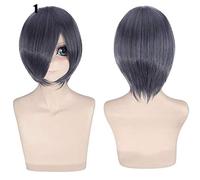 28 colores 30 cm corto fiesta de disfraces cosplay peluca negro blanco púrpura azul amarillo fibra resistente al calor pelucas universales flequillo peluca 1
