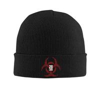 28 días después Gorro de Calavera Biohazard Cuff Cuff Grill para Sombrero de Punto Cálido de Invierno Unisex