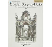 28 italian songs and arias of the 17th and 18th centuries - medium high voice (book/online audio) +t