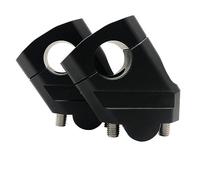 28 mm 1 1/8 "Manillar de Motocicleta Riser Bar Mount Handle Abrazadera para NC750X CB500X Estable(Negro)