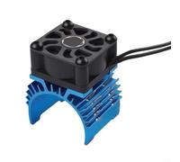 28 mm 29 mm 36 mm Dual Fan RC Motorcooler, compatible con motores 380 390 540 550 sin escobillas y para 1/para 12 hasta 1/5 modelos de coches (Blue380-S)