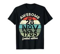28 noviembre 1985 40 cumpleaños 40 años 2025 Cumpleaños Camiseta