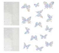 28 Pegatinas Para Ventana Con Protección De Pájaros,protección Contra Pájaros Y Mariposas Para El Hogar,tiendas Para Cristales De Cristal, Pegatinas Para Ventanas De Arco Iris,Pegatinas Para Ventana