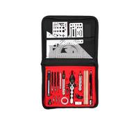 (28 piece set) School Geometry Compass Set Geometry Dawing Tool Set with Compass, Divider, Set Square, Eraser, Pencils, Sharpener