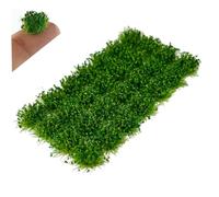 28 Piezas Modelo de árboles y arbustos Realista Grass Static Artificial Grass Dollhouse en Miniatura Modelo de Bricolaje Ferrocarril