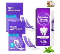 28 Piezas Tiras Blanqueadoras Dientes Morado (Para 14 Aplicaciones), Purple Whitening Strips, 1 Pieza Gel Blanqueador De Dientes, Blanqueamiento Rápido, Elimina La Decoloración