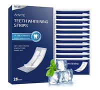 28 Piezas Tiras Blanqueadoras Dientes,Tira Blanqueadora Dental, para eliminar el café vino, tabaco y otras manchas,Unisexo