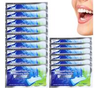 28 piezas tiras blanqueadoras dientes, whitening strips, Blanqueamiento dental rápido, kit blanqueamiento dental Para dientes para el café vino y otras manchas, Refresca Respiración