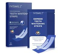 28 Piezas Tiras Blanqueadoras Dientes Whitening Strips Sin Peróxido Teeth Whitening Strips Para Un Cuidado Seguro Elimina Eficazmente La Decoloración Aclara Suavemente Coco-Menta
