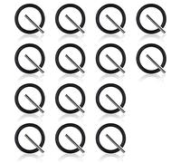 28 pines de repuesto y junta tórica, anillo de impacto de 4 mm y pin 3 pines de enchufe de 25 mm para andamios de enchufe de impacto de 1,27 cm para llave de impacto, lavadora a presión (14 pares)