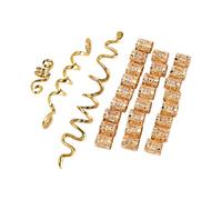 28 pinzas para el pelo que combinan con las llamativas pinzas para el pelo para mujer, decoración de joyería dorada