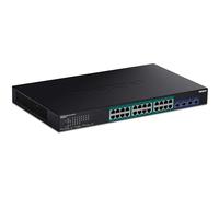 Trendnet - TPE-30284 switch Gestionado L2/L4 Gigabit Ethernet (10/100/1000) Energía sobre Ethernet (PoE) 1U Negro
