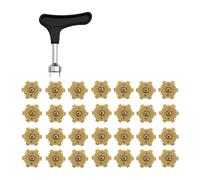 28 tacos ligeros para zapatos para una mejor tracción en verdes húmedos y condiciones suaves del suelo, picos de golf ligeros para mayor comodidad