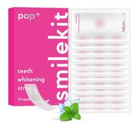 28 Tiras blanqueadoras De Dientes, Blanqueamiento Strips, Blanqueador Dental, Teeth Whitening Strips Para Dientes Para El Café Vino,Tabaco y Otras Manchas,Refresca Respiraciónpara Dientes