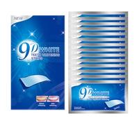 28 Tiras Blanqueadoras Dentales Profesionales para Dientes Sensibles, Blanqueamiento Rápido y Eficaz para Eliminar Manchas de Café/Tabaco/Vino, Sin Peróxido, Sabor Suave