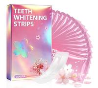 28 Tiras Blanqueadoras Dientes, Blanqueador Dental Para Dientes MáS Blancos, Seguras Para el Esmalte Dental y Sin Sensibilidad, Para Una Sonrisa Más Brillante, Ideal Para Usar en Casa