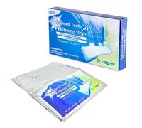 28 tiras de blanqueamiento de dientes avanzadas, tiras blanqueadoras de dientes, kit de tiras de blanqueamiento dental para dientes blancos y aliento fresco (14 pares)