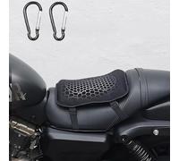 28 x 21 cm Motocicleta Cojín de gel para asiento de motocicleta Touring Sport Cruiser Motocicleta Gel TPE Asiento acolchado con cojín de malla transpirable y refrescante