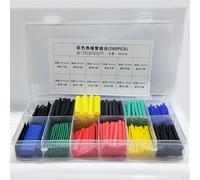 280/560/580 unids Juego de tubos de aislamiento termorretráctil para protección permanente de empalme y resistencia en cableado (280 piezas)