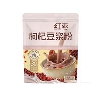 280 g de leche de soja en polvo de dátiles rojos y bayas de Goji, de disolución instantánea, combinación clásica, envuelta individualmente(1bag)