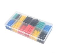 280 tubos termorretráctiles para cables surtidos para protección y necesidades de aislamiento, viene con estuche de almacenamiento