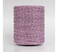 280M/rollo de hilo de paja de rafia Natural for tejer sombrero de ganchillo bolso de mano cestas de cojín Material de tejer hilos coloridos(2)