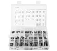 280Pcs Stainless Steel Spring Pins Set | 304 Stainless Steel Tension Pins M1.5 to M8 | Roll Pins for Machinery / Automotive / DIY | Sturdy Fasteners with Storage Box