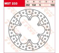 Disco de freno TRW MST233, 1 Pieza