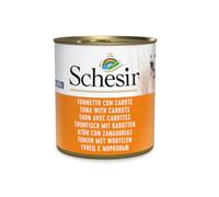 285 g Schesir Adult atún con zanahorias lata para perros