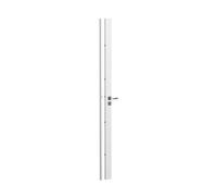 28511000 - Cerradura de aplique protectora 41 BEZAULT Volt FCS 65x35 marrón - Muze cromado terciopelo recto