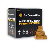 288 Encendedores de madera natural ecológicos, encendedores de fuego de fibra de madera sostenible, perfectos para quemadores de troncos, hogueras, hornos de pizza y barbacoas. El encendedor perfecto