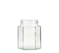 288 ml tarro hexagonal, boca: Twist-Off (TO 63)