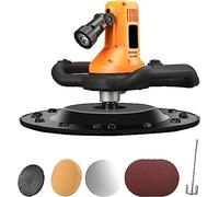 2880W Wall Smoothing Machine 280-2800Rpm Concrete Trowel With Mixing Rod And 6 Adjustable Speed Electric Plaster Mortar Cement Putty Trowel With Light, Automatic Mixing And Plastering, HUANGHAIQIU