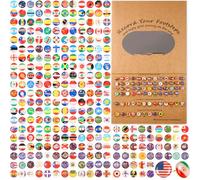 289 Chinchetas de Banderas para Mapa Tachuelas de Bandera Nacional Pasadores de Banderas del Mundo Pines de Dibujo Creativos para Mapa Mundial Viajes Tablón de Anuncios Oficina