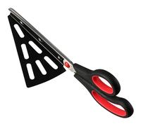 28cm Stainless Steel Pizza Scissors, Kitchen Scissor Shears with Detachable Pizza Shovel, (multi-function Not Only for Pizza) Kitchen Gadget (red)