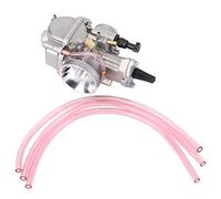 28mm Motorcycle PWK28 Flat Slide Carburetor Replacement Accessory for High Performance Engine Upgrade Easy Installation with Aluminum Construction and Complete Kit for Optimal Powe