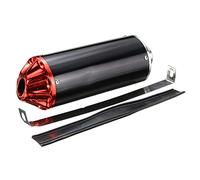 28mm Para 50cc-160cc Motocicleta Dirt Bike Scooter ATV Quad Motocicleta Silenciador De Escape Ajustable Tubo Silenciador De Punta De Escape AJOHBM(4)