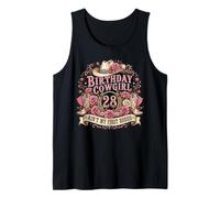 28th Birthday Cowgirl 28 Year Old Country Western Girl Women Camiseta sin Mangas