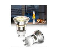 28W GU10 Lava Lamp Bulb, Mini MR11 GU10 Halogen Reflector Bulb 200LM Warm White 2700K GU10 Spotlight Beam Angle 24Dimmable Haloge